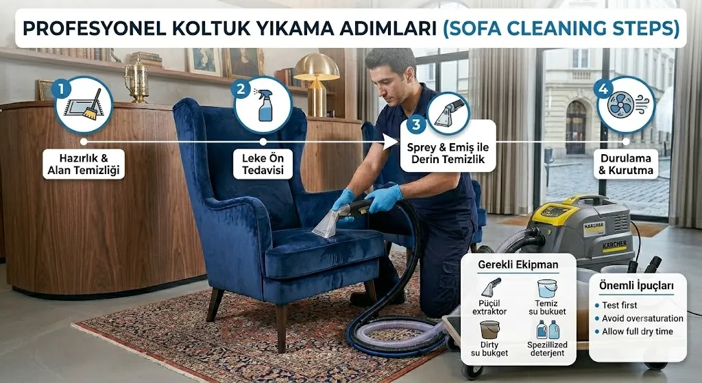 Eryaman Koltuk Yıkama Nasıl Yapılır?
